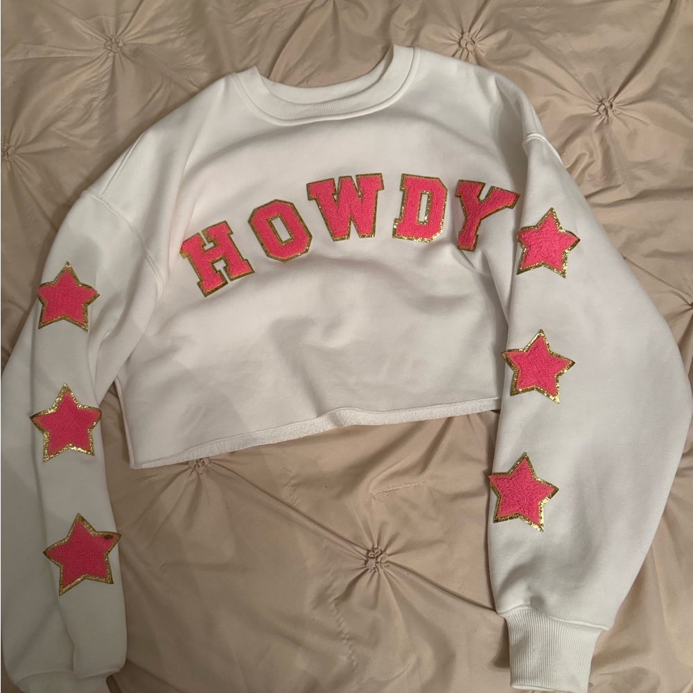 HOWDY crop pullover S - Picture 2 of 2